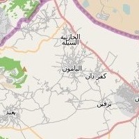 post offices in Palestine: area map for (107) Al Yamon